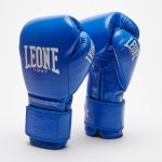 Боксерські рукавиці Leone GN111 THE GREATEST Blue 16 унцій (бинти 4 м. в комплекті) - Зображення 2