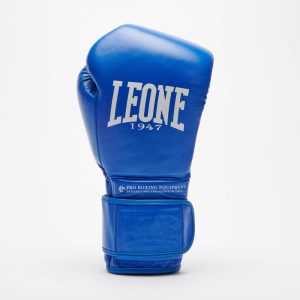 Боксерські рукавиці Leone GN111 THE GREATEST Blue 14 унцій (бинти 4 м. в комплекті) - Зображення 3