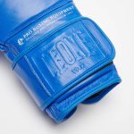 Боксерські рукавиці Leone GN111 THE GREATEST Blue 14 унцій (бинти 4 м. в комплекті) - Зображення 8