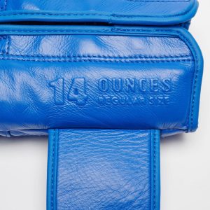 Боксерські рукавиці Leone GN111 THE GREATEST Blue 14 унцій (бинти 4 м. в комплекті) - Зображення 7