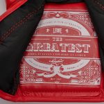 Боксерські рукавиці Leone GN111 THE GREATEST Red 10 унцій (бинти 4 м. в комплекті) - Зображення 10