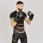 Боксерські рукавиці Leone GN110F REVO FLUO Black 12 унцій (бинти 4 м. в комплекті) - Зображення 9