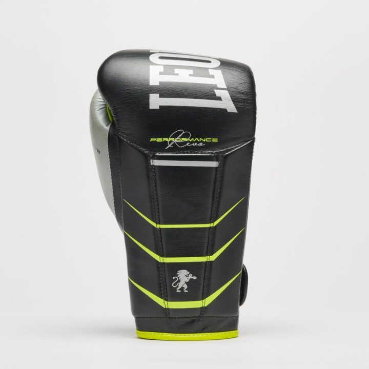 Боксерські рукавиці Leone GN110F REVO FLUO Black 12 унцій (бинти 4 м. в комплекті) - Зображення 2