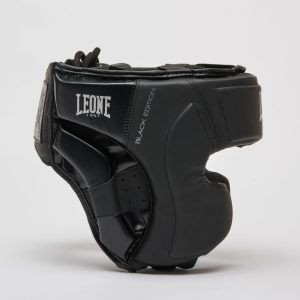 Боксерський шолом Leone CS435 BLACK Edition L (капа у комплекті) - Зображення 4