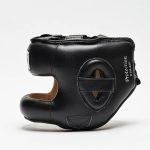 Боксерський шолом з бампером Leone CS425 Black M (капа в комплекті) - Зображення 4