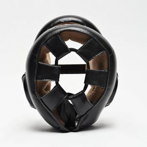 Боксерський шолом з бампером Leone CS425 Black M (капа в комплекті) - Зображення 3