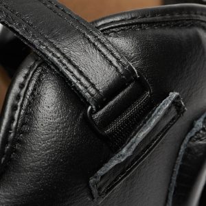 Боксерський шолом з бампером Leone CS425 Black M (капа в комплекті) - Зображення 6