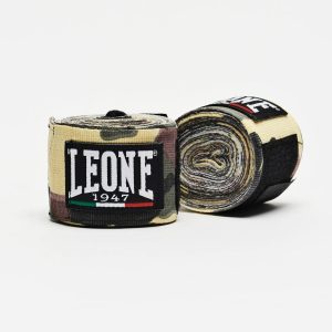 Бинти для боксу Leone AB705 Green Mimetic 3.5m - Зображення 1