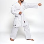 Костюм для карате Leone AB400 для дітей і дорослих, зріст 180 см (карате кімоно) - Зображення 2