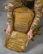 Тактичний рюкзак U.S.Army 45 літрів, матеріал Oxford 900D, система MOLLE Койот - Зображення 7
