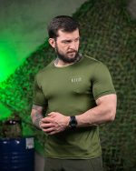 Тактична футболка 5.11 Tactical Оливкова 2XL - Зображення 3