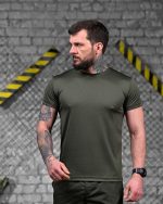 Тактична футболка Coolmax Оливковий 2XL - Зображення 3