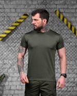 Тактична футболка Coolmax Оливковий М - Зображення 3