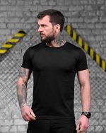 Тактична футболка Coolmax Чорний XL - Зображення 3