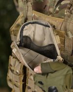 Плитоноска з напашником із системою швидкого скидання (4 точки) матеріал Cordura 1000D™, система MOLLE, колір Мультикам - Зображення 9