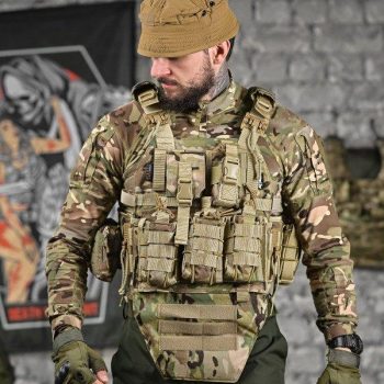 Плитоноска Cordura 1000D™ з напашником Мультикам
