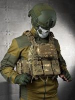 Плитоноска із системою швидкого скидання (4 точки) REVENGER матеріал Cordura 1000D™, система MOLLE, колір Піксель - Зображення 2