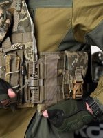 Плитоноска із системою швидкого скидання (4 точки) REVENGER матеріал Cordura 1000D™, система MOLLE, колір Піксель - Зображення 6
