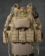 Плитоноска із системою швидкого скидання (4 точки) Cordura 1000D™ Койот - Зображення 3