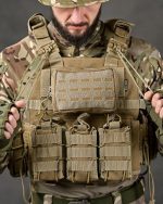 Плитоноска із системою швидкого скидання (4 точки) Cordura 1000D™ Койот - Зображення 6