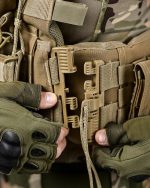 Плитоноска із системою швидкого скидання (4 точки) Cordura 1000D™ Койот - Зображення 8