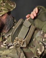 Плитоноска із системою швидкого скидання (4 точки) матеріал Cordura 1000D™, система MOLLE, колір Піксель - Зображення 6