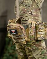 РПС - Розвантажувальна система Artex Cordura 1000D™ 4 підсумки під магазини 1 аптечка 1 підсумок для рації МУЛЬТИКАМ - Зображення 3