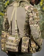 РПС - Розвантажувальна система Cordura 500D™ 4 підсумки під магазини 1 аптечка 1 додатковий підсумок 1 сумка для скиду МУЛЬТИКАМ - Зображення 3