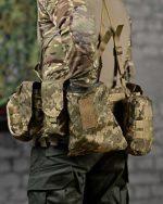 РПС - Розвантажувальна система Cordura 500D™ 4 підсумки під магазини 1 аптечка 1 додатковий підсумок 1 сумка для скиду ПІКСЕЛЬ - Зображення 3