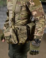 РПС - Розвантажувальна система Cordura 500D™ 4 підсумки під магазини 1 аптечка 1 додатковий підсумок 1 сумка для скиду ПІКСЕЛЬ - Зображення 8