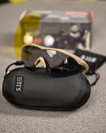 Балістичні окуляри 5.11 Tactical Aileron Shield Coyote у чохлі - Зображення 2