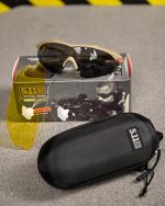 Балістичні окуляри 5.11 Tactical Aileron Shield Coyote у чохлі - Зображення 6