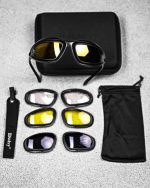 Тактичні окуляри Daisy C5 Polarized Desert Storm Black з поляризацією - Зображення 5
