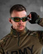 Тактичні окуляри Daisy C5 Polarized Desert Storm Oliva з поляризацією - Зображення 2