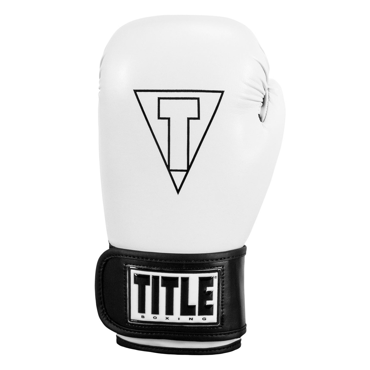 Боксерські рукавиці TITLE Boxing Vegan Gloves White/Black 14 oz (капа в комплекті) - Зображення 4